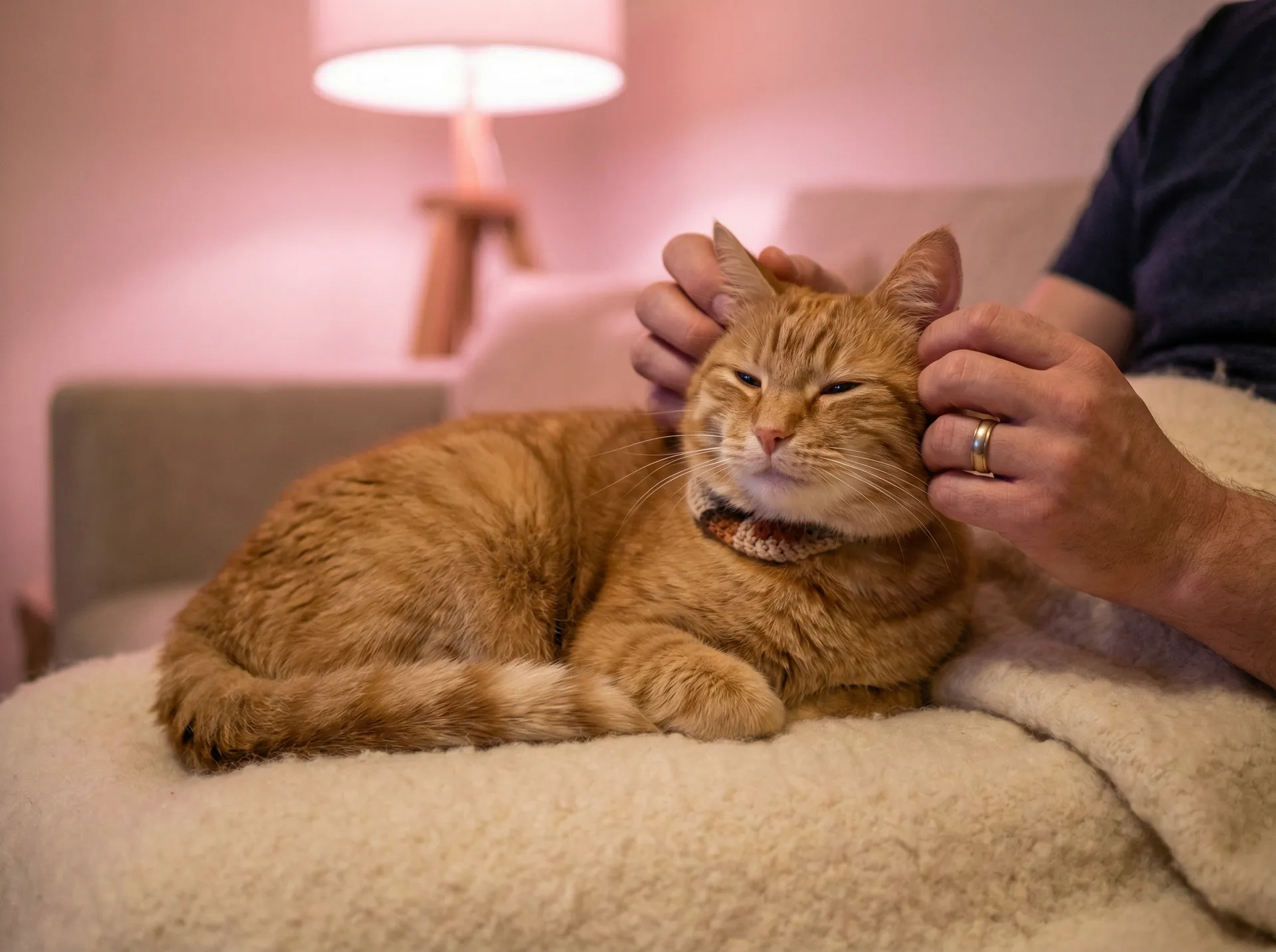猫咪被温柔抚摸的幸福时刻 - 赛尔号雷伊在哪打